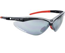 Brýle FORCE AIR černo-šedé, černá laser skla - 91040