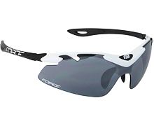 Brýle FORCE DUKE bílo-černé, černá laser skla - 91021