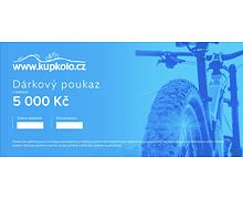 Elektronický dárkový poukaz Kupkolo.cz na nákup v hodnotě 5000 Kč