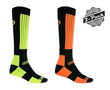 Ponožky Sensor SNOW, 2-pack, zelená oranžová